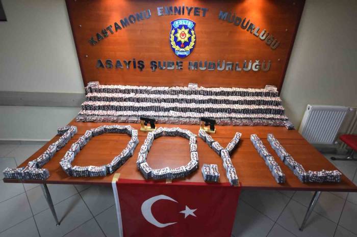 Kastamonu’da Kolilenmiş Halde 67 Bin Adet Uyuşturucu Hap Yakalandı