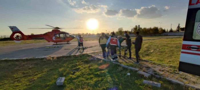 Helikopter Ambulans Aort Diseksiyon Hastası İçin Havalandı