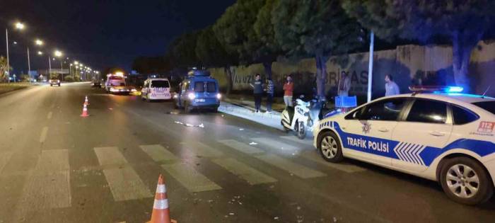 Motosikletli Kurye Kazada Yaşamını Yitirdi
