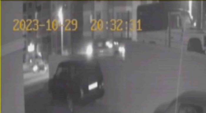 İki Otomobilin Çarpıştığı Kaza Kamerada
