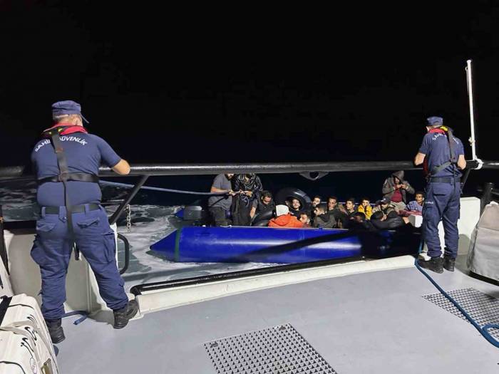 Datça’da 63 Düzensiz Göçmen Yakalandı