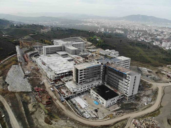 Ordu Şehir Hastanesi İnşaatı Yüzde 80 Tamamlandı