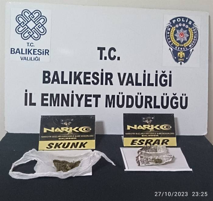 Balıkesir’de Yunus Polisinden Şok Uyuşturucu Operasyonu