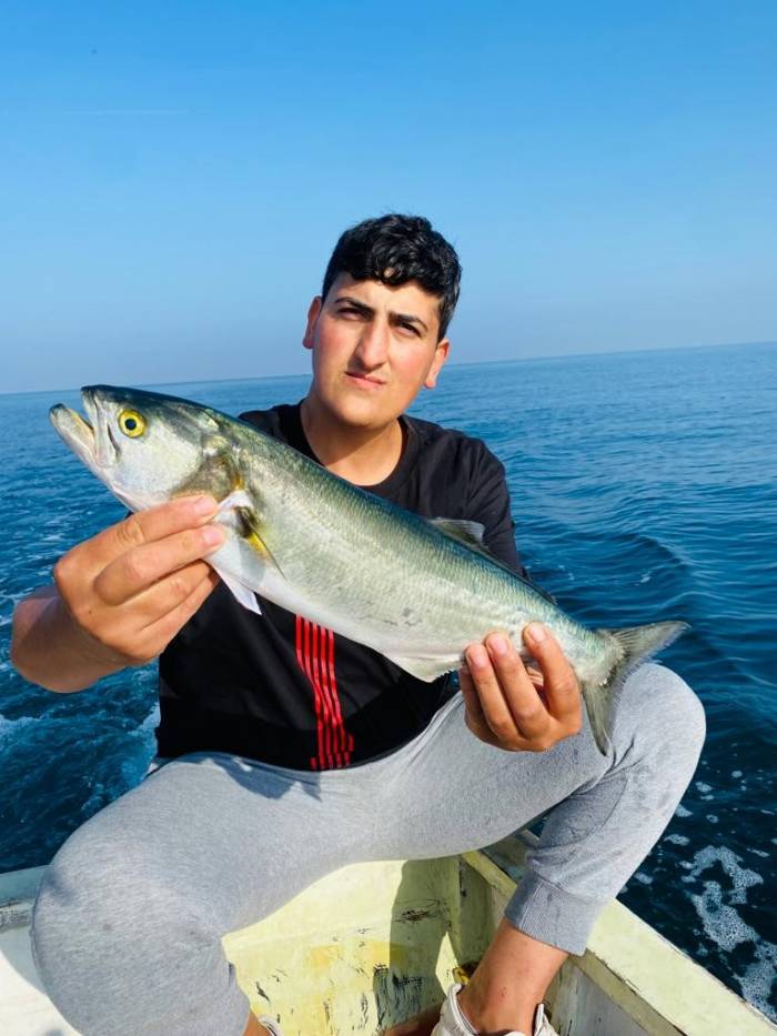 Amatör Balıkçının Oltasına 1 Kiloluk Kofana Balığı Takıldı