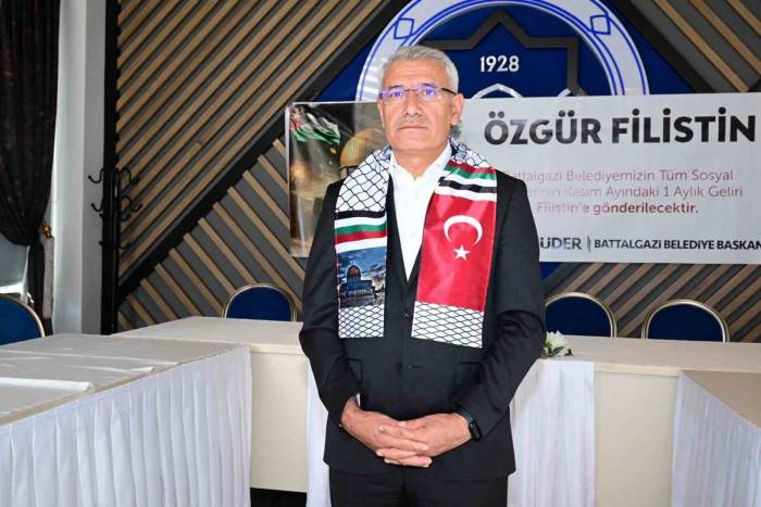 Battalgazi Belediyesi, Sosyal Tesislerin 1 Aylık Gelirini Filistin Halkına Yollayacak