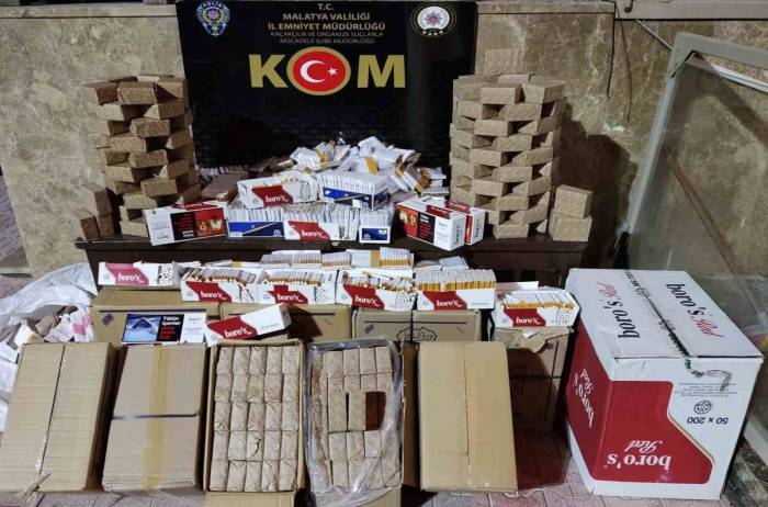 Malatya’da Kaçakçılık Operasyonu