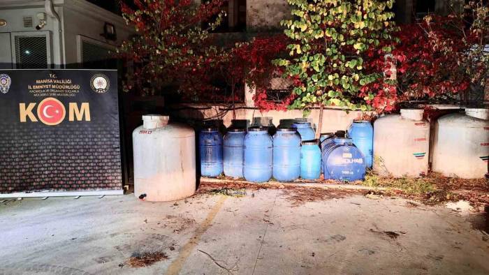 Manisa’da Sahte İçki Operasyonu