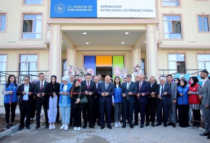 Doğubayazıt’ta Fatma Gozal Kız Öğrenci Yurdu Açıldı