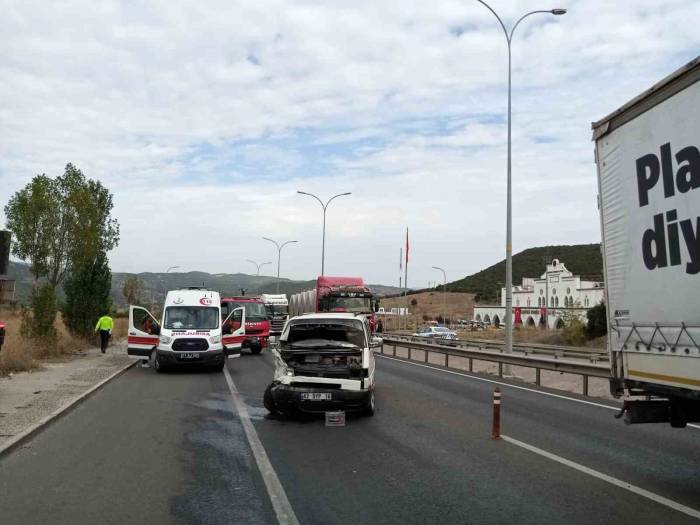 Trafik Kazasında 1 Kişi Yaralandı