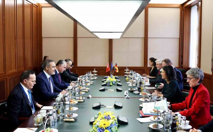 Dışişleri Bakanı Fidan, Alman Mevkidaşı Baerbock İle Bir Araya Geldi