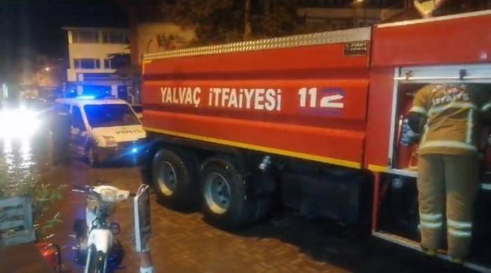 Pide Salonunun Bacasında Yangını Çıktı