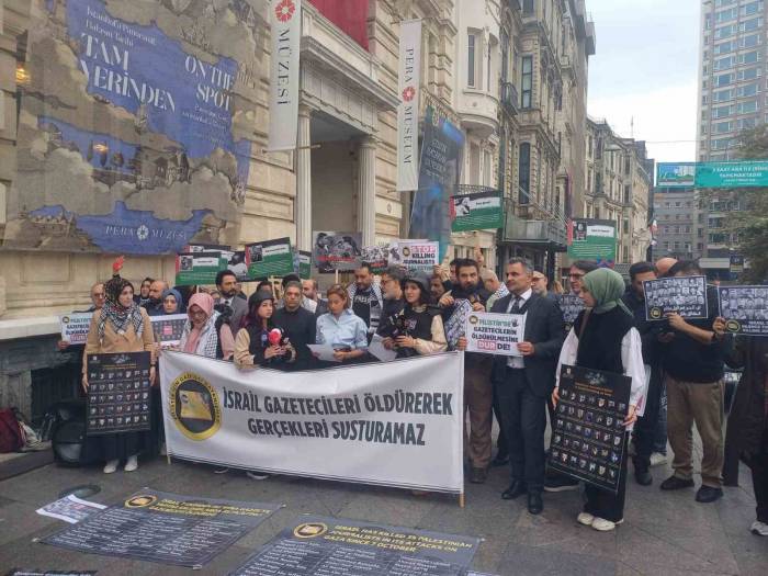 Gazetecilerden İsrail’e Tepki