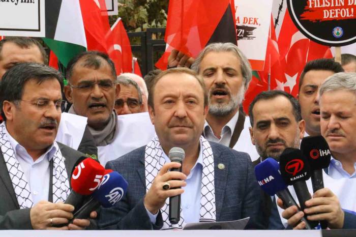 Fao’nun Ankara’daki Merkezi Önünde Gazze Eylemi