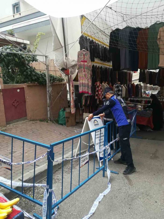 Kurallara Uymayan Esnafın Tezgahı Kapatıldı