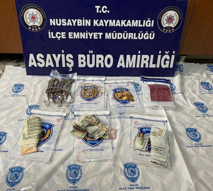 Mardin’de Çalınan Ziynet Eşyaları Evin Bahçesinde Gömülü Bulundu