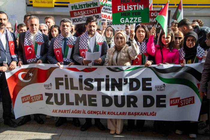 Ak Parti Gençlik Kollarından İsrail’e Kınama