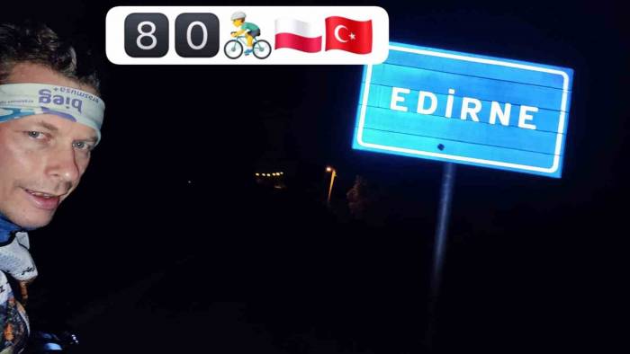Hastalığıyla Mücadele İçin 100 Gün Bisiklet Sürecek Polonyalı Türkiye’de