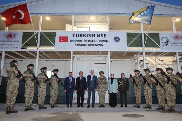 Tbmm Başkanı Kurtulmuş, Eufor Türk Temsil Heyeti Başkanlığını Ziyaret Etti