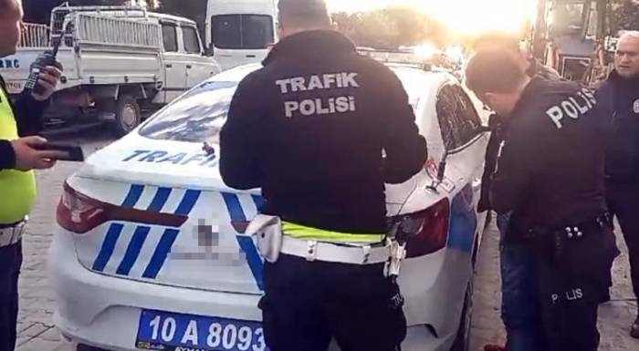 Edremit’te Trafik Uygulamasından Kaçan Sürücünün Üzerinden Silah Çıktı