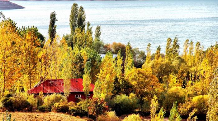 Kahramanmaraş’ta Adatepe Barajın Da Sonbahar Manzaraları