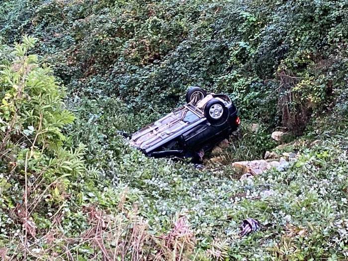 Sinop’ta Otomobil 20 Metreden Uçtu: 3 Yaralı