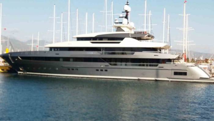 Süper Yat “Attıla” Yakıt İkmali İçin Fethiye’ye Geldi