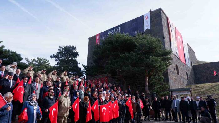 Osmanlı-rus Savaşı’nın Şehitleri Aziziye Destanı İle Anıldı