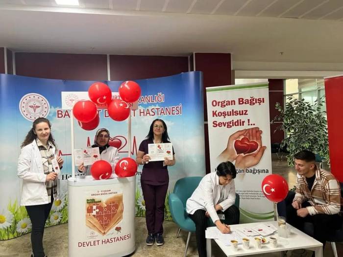 Organ Bağışı Haftası Dolayısıyla Stant Açıldı Vatandaşlar Bilgilendirildi