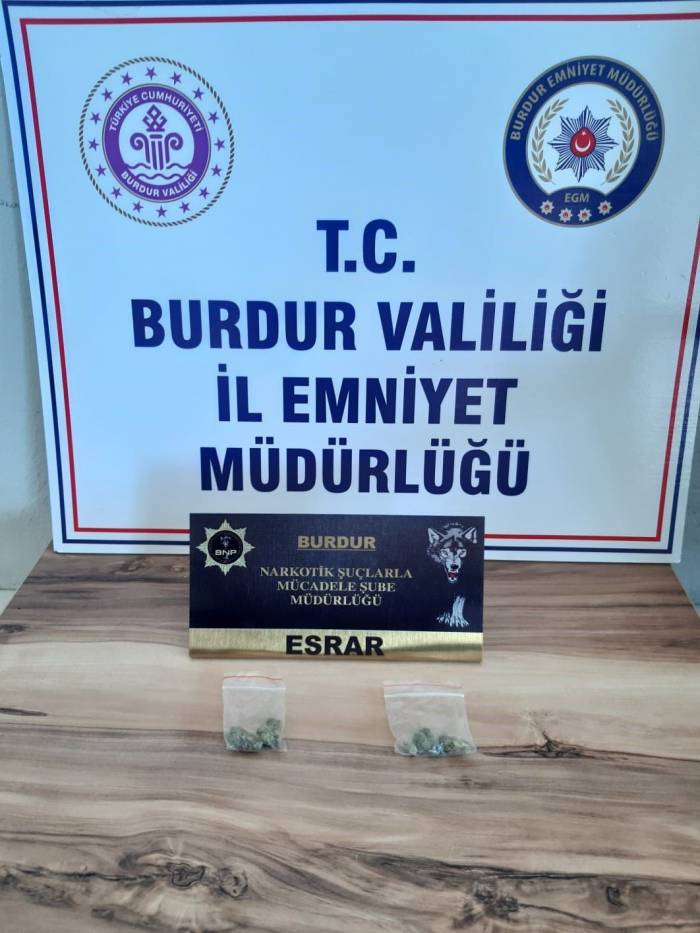 Burdur’da Uyuşturucu Operasyonu: 1 Şahıs Tutuklandı