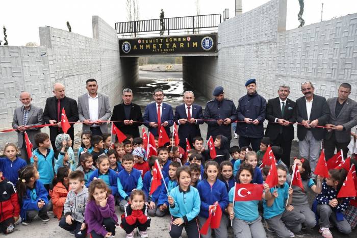 Kütahya’da Şehit Ahmet Tarım Alt Geçiti Hizmete Açıldı