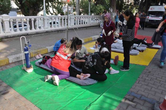 Salihli’de Gerçeği Aratmayan Tatbikat