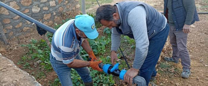 Mardin’in Bir Mahallesinde Daha Su Sorunu Çözüldü