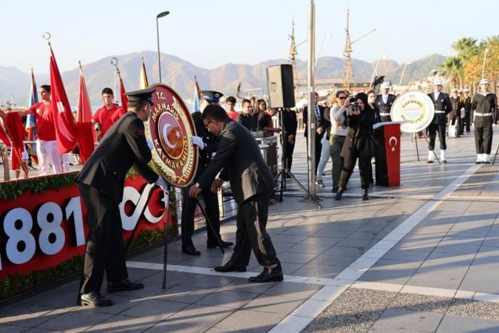 Marmaris’te 10 Kasım Atatürk’ü Anma Törenleri Gerçekleşti