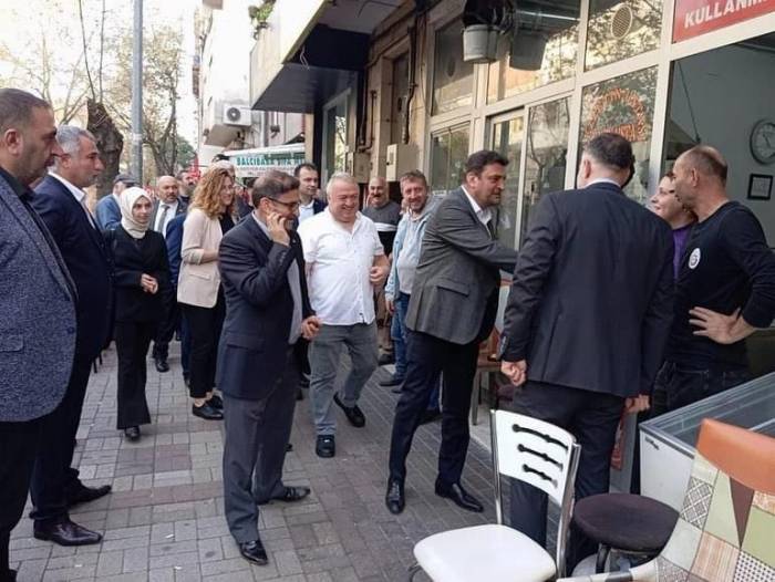 Mhp İl Başkanı Muhammet Tekin Esnafı Ziyaret Etti