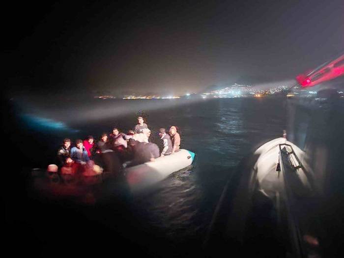 Bodrum’daki 5 Ayrı Operasyonda 87 Düzensiz Göçmen Kurtarıldı