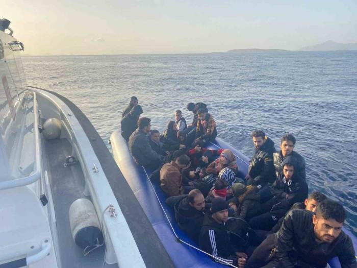 Bodrum’da 77 Düzensiz Göçmen Kurtarıldı, 39’u Yakalandı