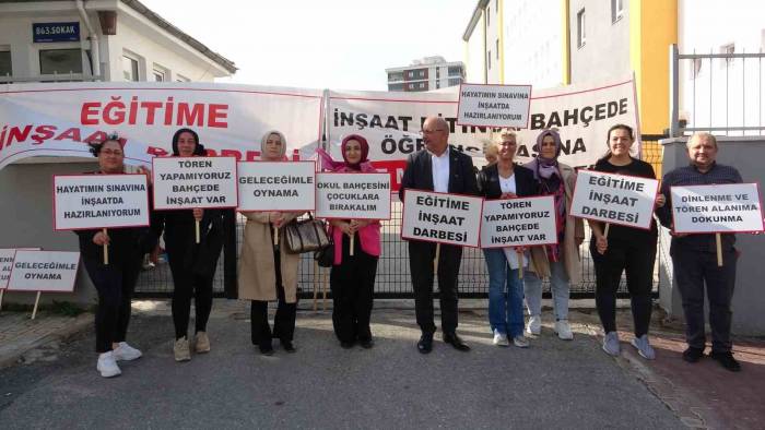 Lise Bahçesine Anaokulu Yapılmasına Velilerden Tepki: “İnşaat Gürültüsünde Nasıl Ders İşleyecekler?”