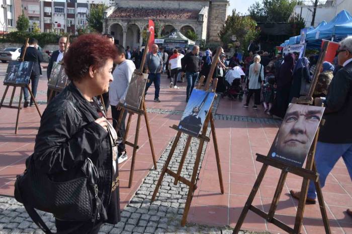 Ülkü Ocakları Aliağa İlçe Başkanlığından Atatürk Sergisi