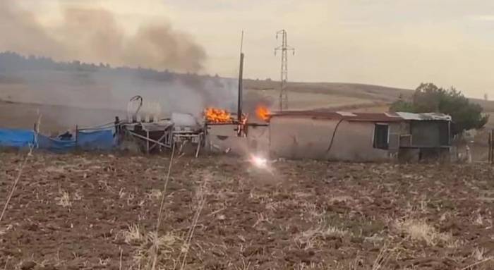 Yangın Çıkan Bağ Evinde Elektrik Kablosu Böyle Patladı