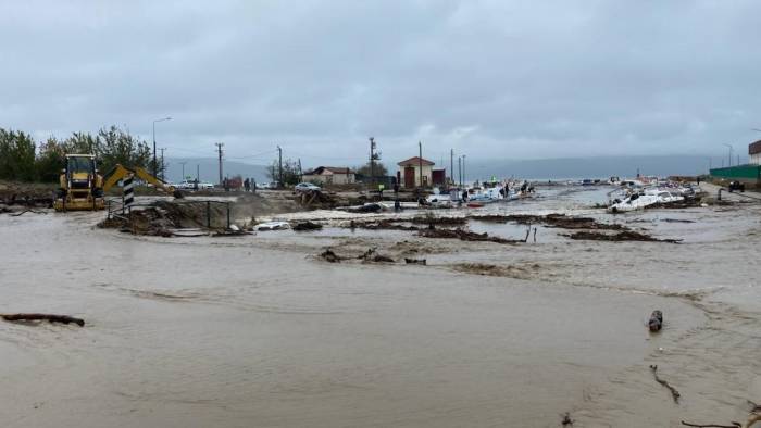 Çanakkale’de Kepez Deresi Taştı