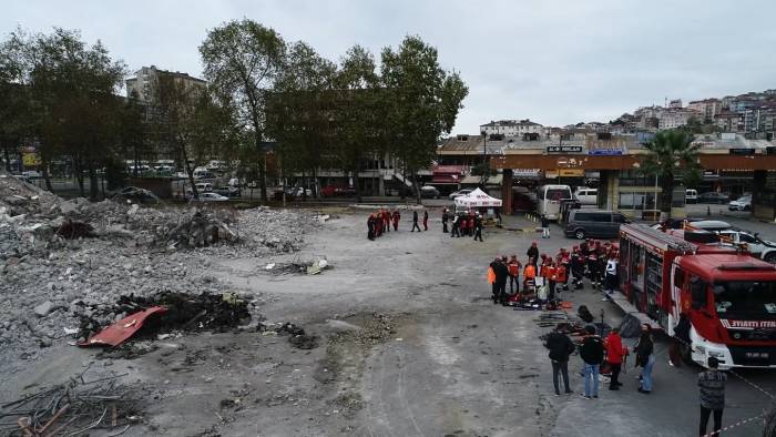 Trabzon’da Deprem Tatbikatı