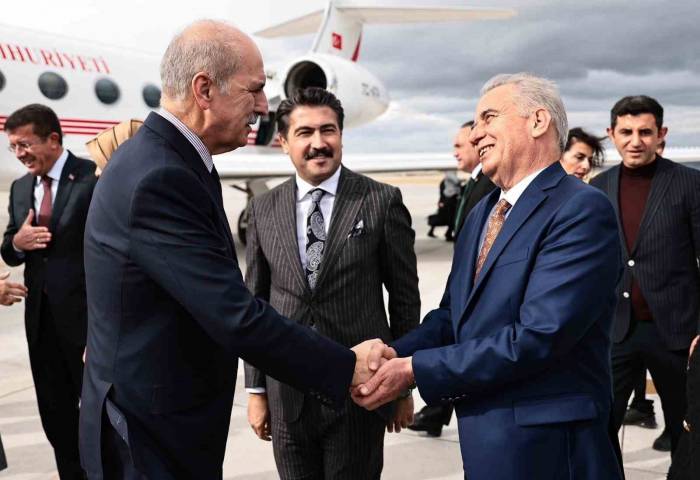 Tbmm Başkanı Kurtulmuş’u Denizli Heyeti Karşıladı