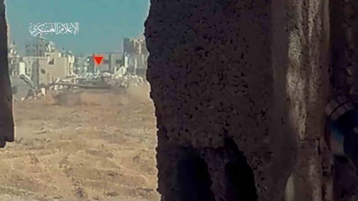 İzzeddin El-kassam Tugayları, İsrail Tanklarına Düzenlediği Saldırılara Ait Görüntüleri Yayınladı