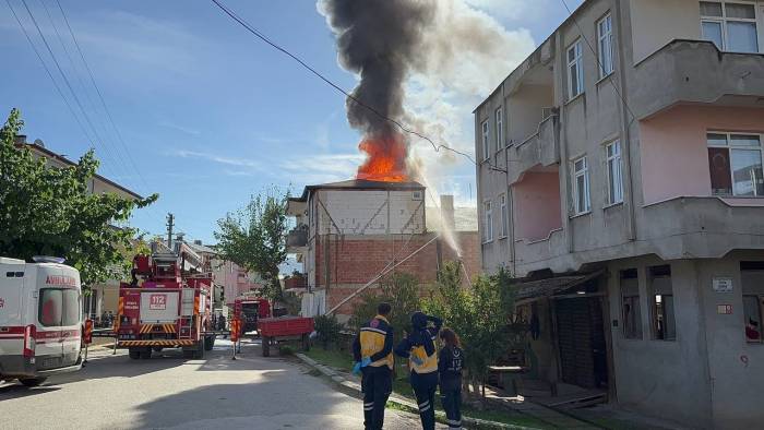 Bursa’da Korkutan Yangın