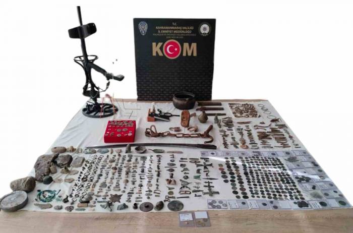 Kahramanmaraş’ta Tarihi Eser Kaçakçılığı Operasyonu