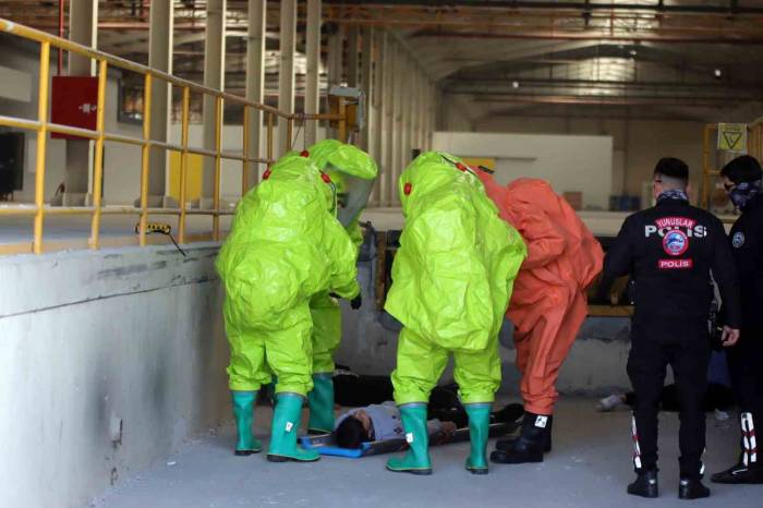 Kayseri’de Gerçeğini Aratmayan "Kbrn" Tatbikatı