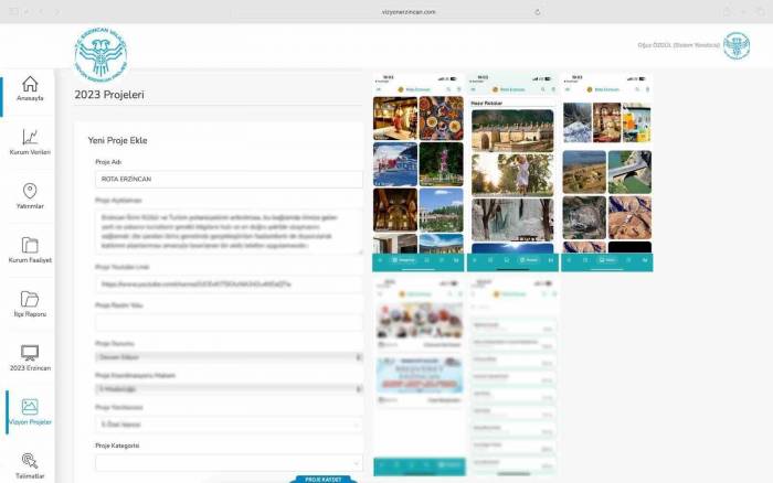 “Vizyon Erzincan” Projesi Hayata Geçiyor