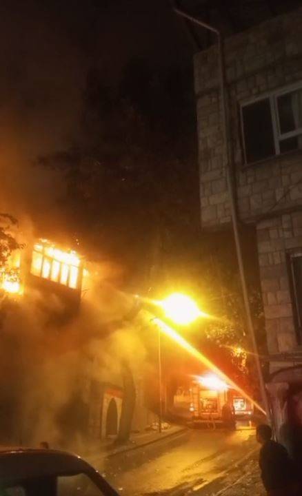 Kahramanmaraş’ta Ahşap Evde Yangın