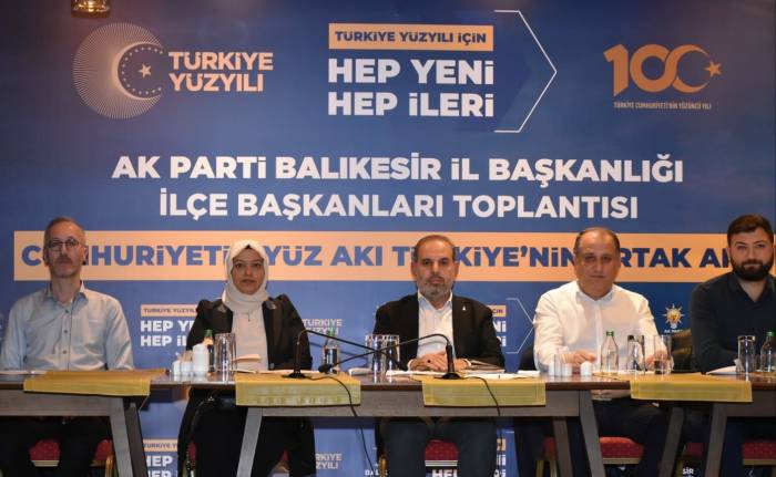 Ak Parti Balıkesir’de İlçe Başkanları Toplantısı