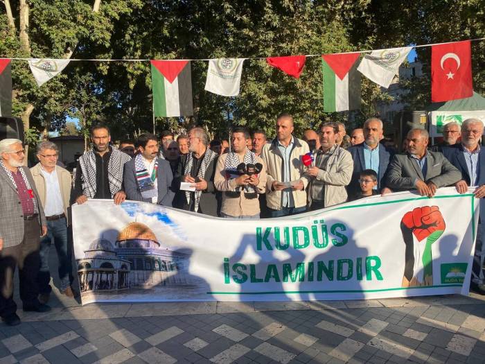 Adıyamanlılar Gazze İçin Bir Araya Geldi